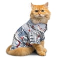 thumbnail image 4 of Hello Winter Maine Coon Football Snowman Welcome Snowy Morning Hawaiian Summer Shirt for Small Medium Large Dog Cat Cat Lover Kitten Owner Gifts - 01012, 4 of 6