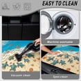 thumbnail image 5 of HUISEFOR Car Trunk Mat, Universal Car Trunk Mat 29" x 39", Beach Sea Turtles Cargo Mat Rear Trunk Liner Scratchproof Non-Slip Universal Fit for Most Vehicle, 5 of 7