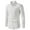 White, variant on Men's Long Sleeves Button Down Dress Shirts Stretch Performance Vertical Striped Slim Fit Shirts Herringbone Shirt