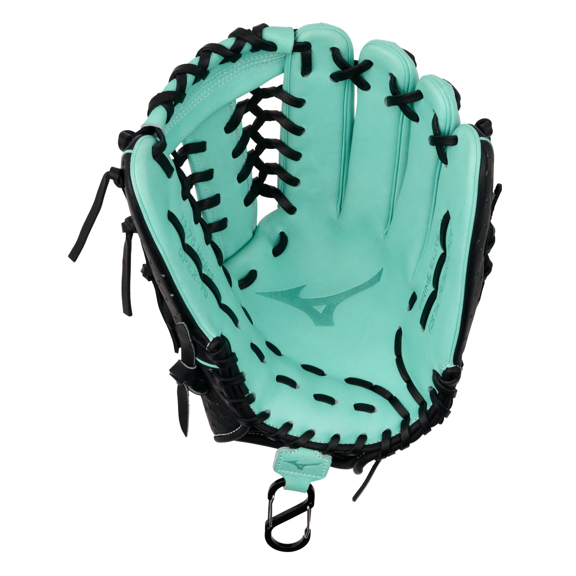 Mizuno GPEX-70 Prime Elite X, Premium Outfield Baseball Glove, 12.75", Shock Absorber 16 Web, Mint, Ultra Soft Pro Palm Liner, Finger Core Technology
