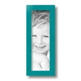 thumbnail image 2 of ArtToFrames 4" x 12" Aqua Picture Frame, 4x12 inch Green Wood Poster Frame (WOM-4428), 2 of 8