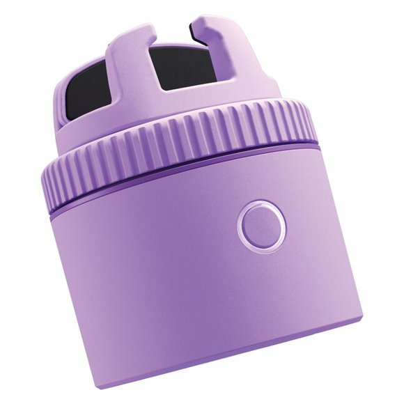 Pivo Pod Lite Trépied de Suivi Facial Interactif, Support de Téléphone, Rotation 360° pour Selfie, Enregistrement Vidéo, Tracker D\'entraînement Physique - Violet