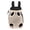 Beige, variant on Mesh Pet Backpack Carrier with Breathable Design, Ergonomic Shoulder Straps, Transparent Window, Durable Construction for Small Dogs and Cats, Outdoor Travel Accessory