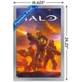 thumbnail image 3 of Halo - Master Chief Battle Wall Poster, 14.725" x 22.375", Framed, 3 of 3