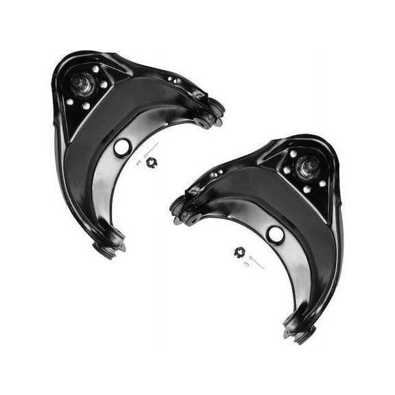 Front Upper Control Arm Set - Compatible with 1992 - 1999 Chevy C1500 Suburban 1993 1994 1995 1996 1997 1998