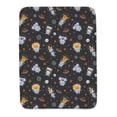 thumbnail image 1 of Safari Animals In Space Pattern Blanket  -Image by Shutterstock,, 1 of 3