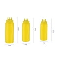 thumbnail image 7 of Plastic Squeeze Squirt Condiment Bottles with Twist On Cap Lids 300/400/650ml Kitchen Squeezing Bottle Condiment Vinegar Sauce Ketchup Dispenser, 7 of 7