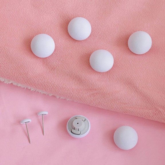 Duvet Clips - Classic Linen - Double Sided Pin Fasteners - Prevents Comforter from Shifting in Cover (Set of 6, white)
