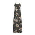 thumbnail image 5 of Pompotops Robes d'Été pour Femmes Décontractées Boho Imprimées à Cerceau avec Poches, 5 of 5