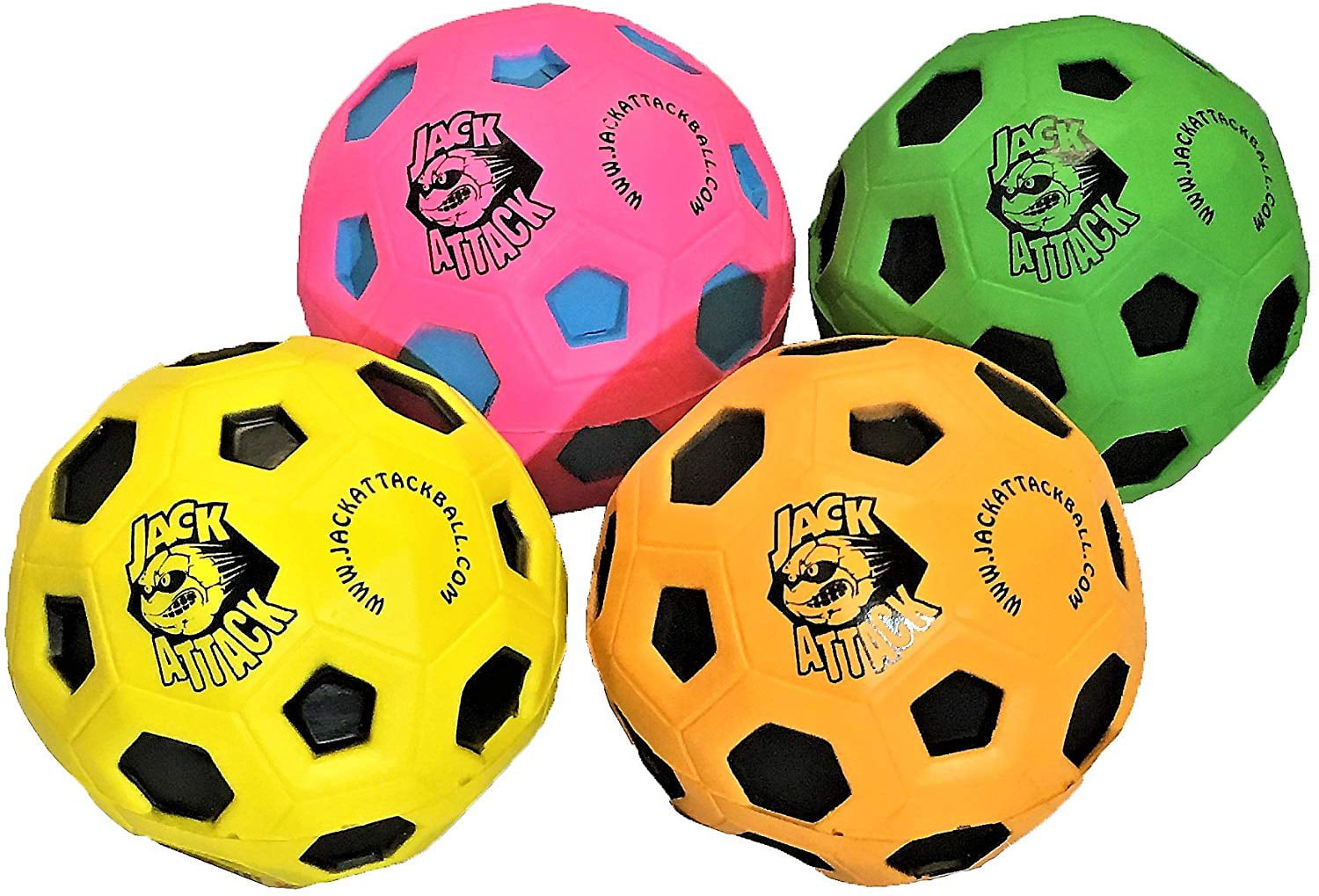 Jack Attack Xtreme High Bounce Ball 2.8 in Rubber Agility Ball Let Them Play Outside Use in The Park Playground Backyard Streets Training Field Improve Reaction Time Wholesale Bulk Gifts