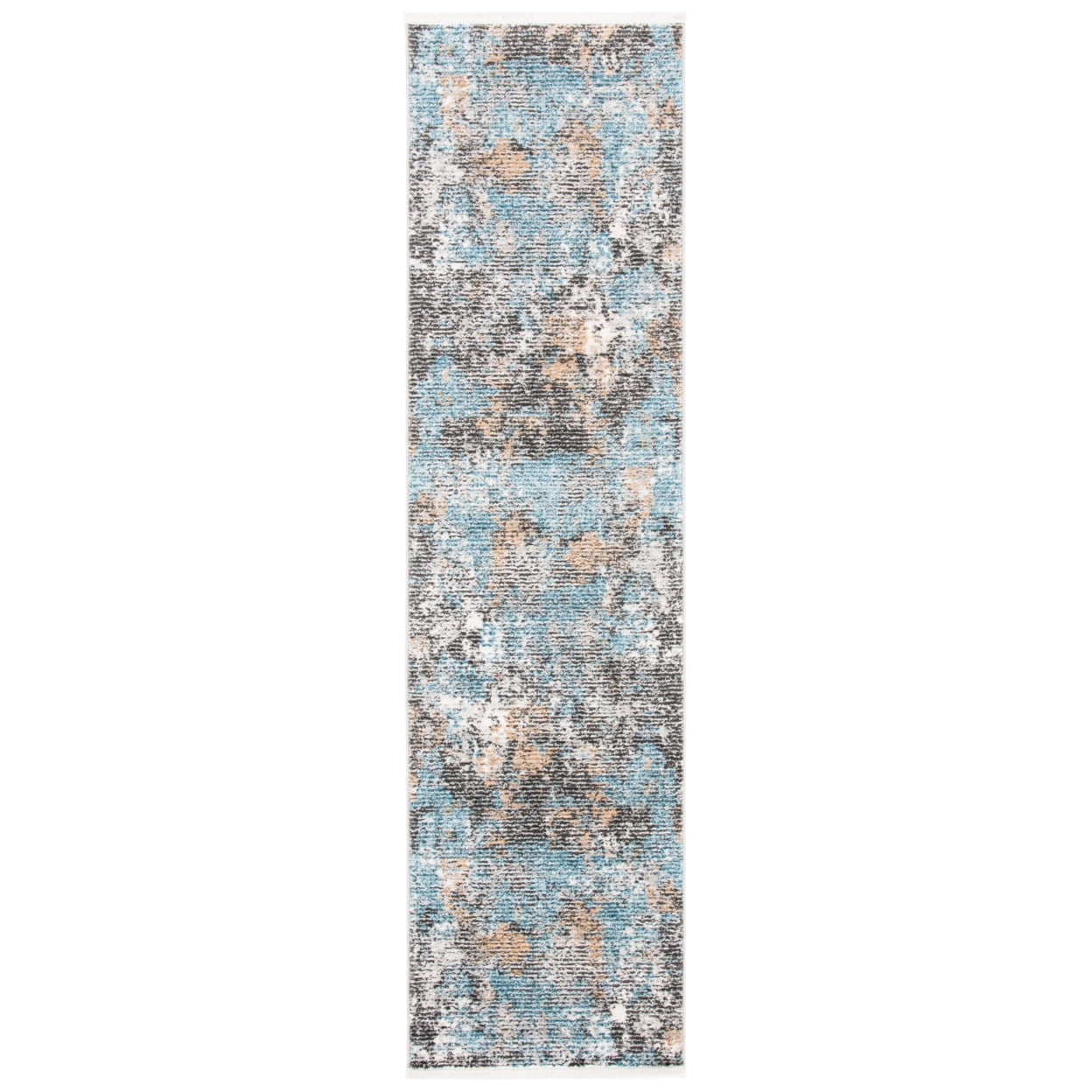 SAFAVIEH Shivan Aindreas Abstract Area Rug, Grey/Blue, 6'7" x 6'7" Square
