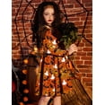 thumbnail image 5 of Arshiner Girls Dresses Puff Long Sleeve Fall Winter Formal Party Belted Dress with Pockets, 5 of 6