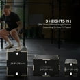 thumbnail image 4 of Soozier 3-in-1 Wooden Plyometric Jump Box, 30/24/20 In Plyo Box, Home Gym, 4 of 10