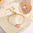 thumbnail image 4 of Heart Pearl Bracelet, 4 of 5