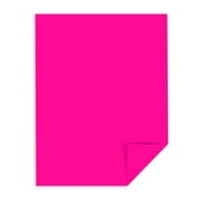 Hot Pink Fuchsia Paper - 24 lb, 8.5 x 11 Inches, 50 Sheets.