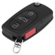 thumbnail image 1 of Mando a distancia de 4 botones, sin cortar, con chip ID48 de 315 MHz para Audi A6 S4 TT 4D0837231E, 1 of 12