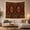 Crimson Damask, variant on Golden Damask Medallion Pattern Tapestry Wall Hanging