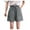 Grey, variant on Mrat Linen Half Short for Ladies Fashion Women Solid Casual Short Pants High Waist Loose Bandage Pants Compression Shorts Women S-52 Gray L