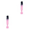 thumbnail image 1 of Vogacara Trenzas con extensiones de cabello trenzado, materiales fáciles de moda, cabello trenzado sintético Type3 NO3, 1 of 6