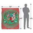 thumbnail image 5 of Ren and Stimpy Blanket, 50'x60' Crazy Christmas Silky Touch Sherpa Back Super Soft Throw Blanket, 5 of 5