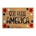 thumbnail image 2 of 4th Of July Welcome MatPolyester Door Mat With Letter Designs Non Slip Indoor Outdoor Rug For Bathroom Kitchen, 2 of 6