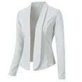 thumbnail image 2 of Pompotops Veste de Petit Tailleur Décontractée à Manches Longues pour Femmes, Petit Tailleur, 2 of 4