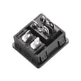 thumbnail image 4 of Unique Bargains C8-8 Panel Mount Plug Adapter AC 250V 2.5A 2 Pins 2mm Buckle IEC Inlet Plug Power Socket w 4P ON-OFF Switch 2pcs, 4 of 4
