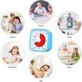 thumbnail image 4 of shiyou-Visual Timer with Protective Case, Upgraded 60-Minute Countdown Timer for Kids and Adults with Low Battery Remind, Silent Time Management Tool, No Ticking, Optional Alert(Blue), 4 of 4