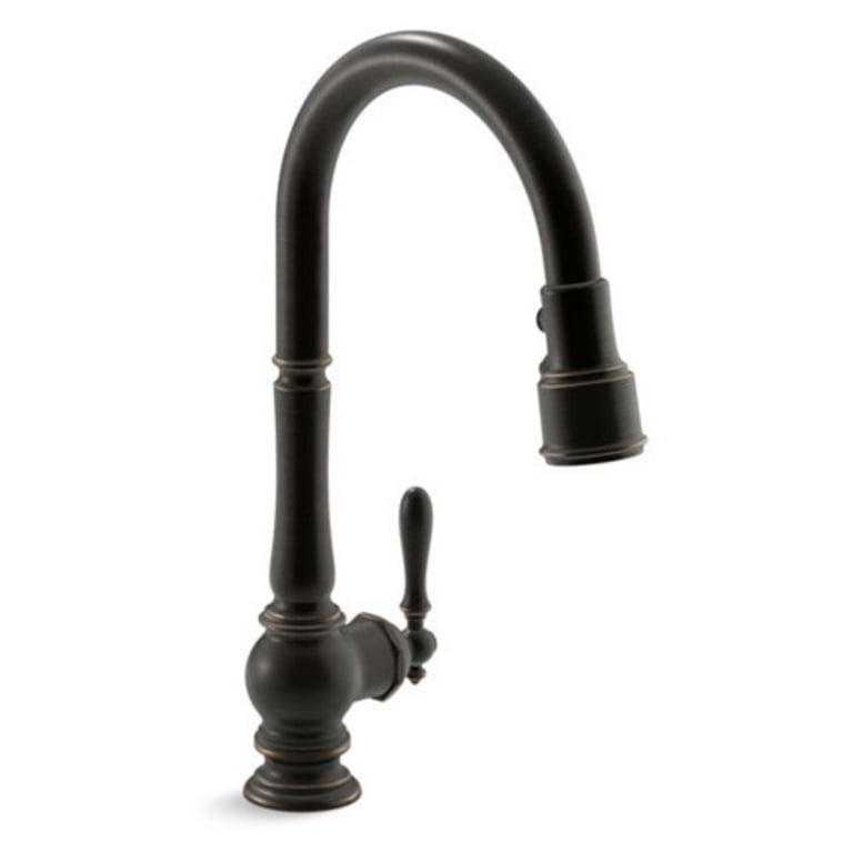 Kohler Artifacts K99259 Single Hole Pull Down Kitchen Sink Faucet