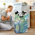 thumbnail image 5 of Yayeee Freestanding Laundry Hamper with Handle Collapsible Large Storage Basket for Clothes, Beige Tree, 5 of 7