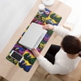 thumbnail image 3 of Long Mouse Pads for Desk,Colorful PopArt Dinosaurs Pattern Desk Mats on Top Of Desks, Desk Mouse Pad Extra Large with 3mm Non-Slip Base and Stitched Edge for Gaming,Office,Work,Home 31.5"x11.8", 3 of 6
