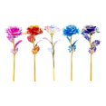 thumbnail image 2 of DOLITY 5 Pieces Valentines Gift Artificial Floral Roses for Wedding Anniversary Day A, 2 of 9