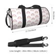 thumbnail image 2 of Balery Rainbow Bolsa de Gimnasio para Mujeres y Hombres, Bolsa de Viaje Impermeable, Bolsa de Fin de Semana con Compartimento para Zapatos y Bolsillo Húmedo, 2 of 6