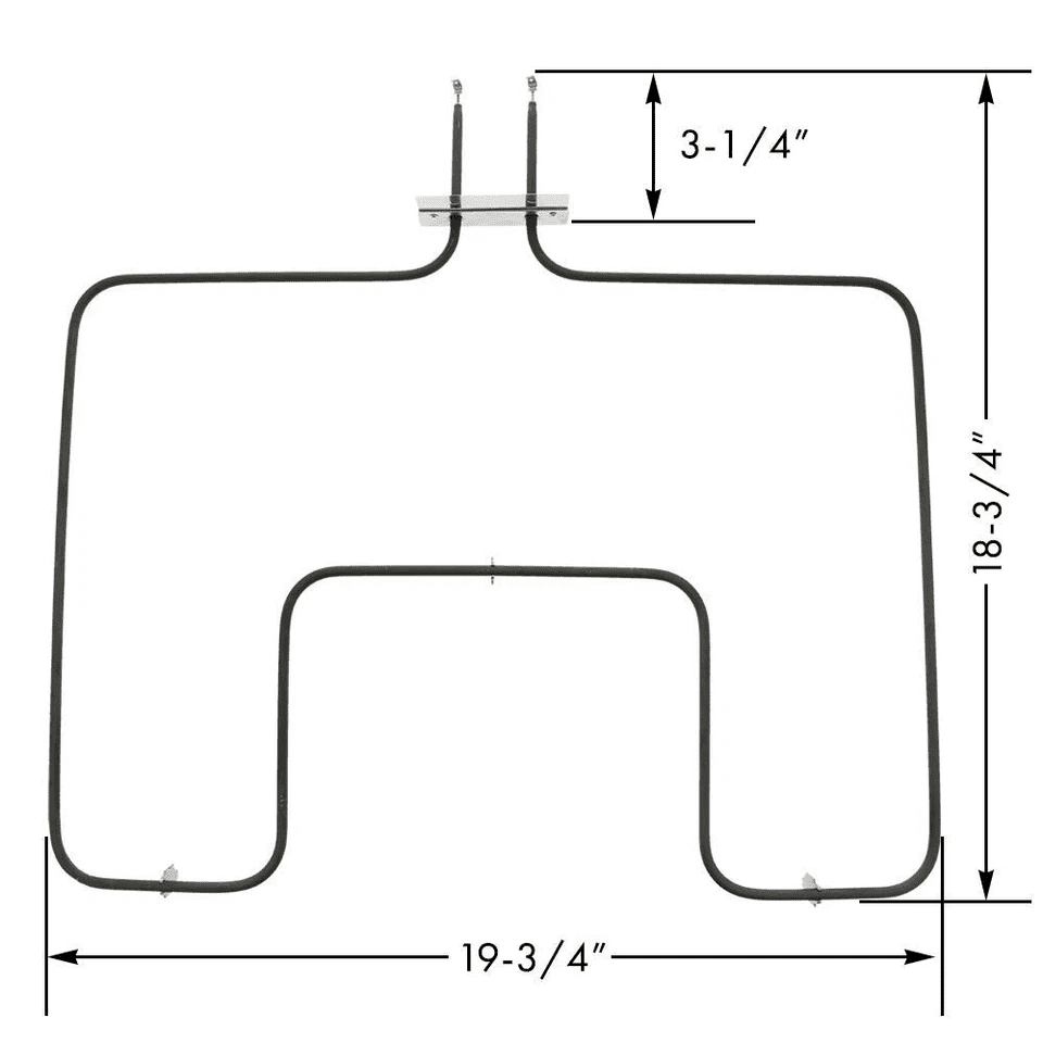 Replacement Range Oven Bake Lower Unit Heating Element for Frigidaire CH7865 318255006
