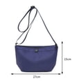 thumbnail image 3 of Lady Crossbody Bolsos Moda Mujer Bolso de hombro Simple para deportes al aire libre (Azul) Ndcxsfigh Para Estrenar, 3 of 3