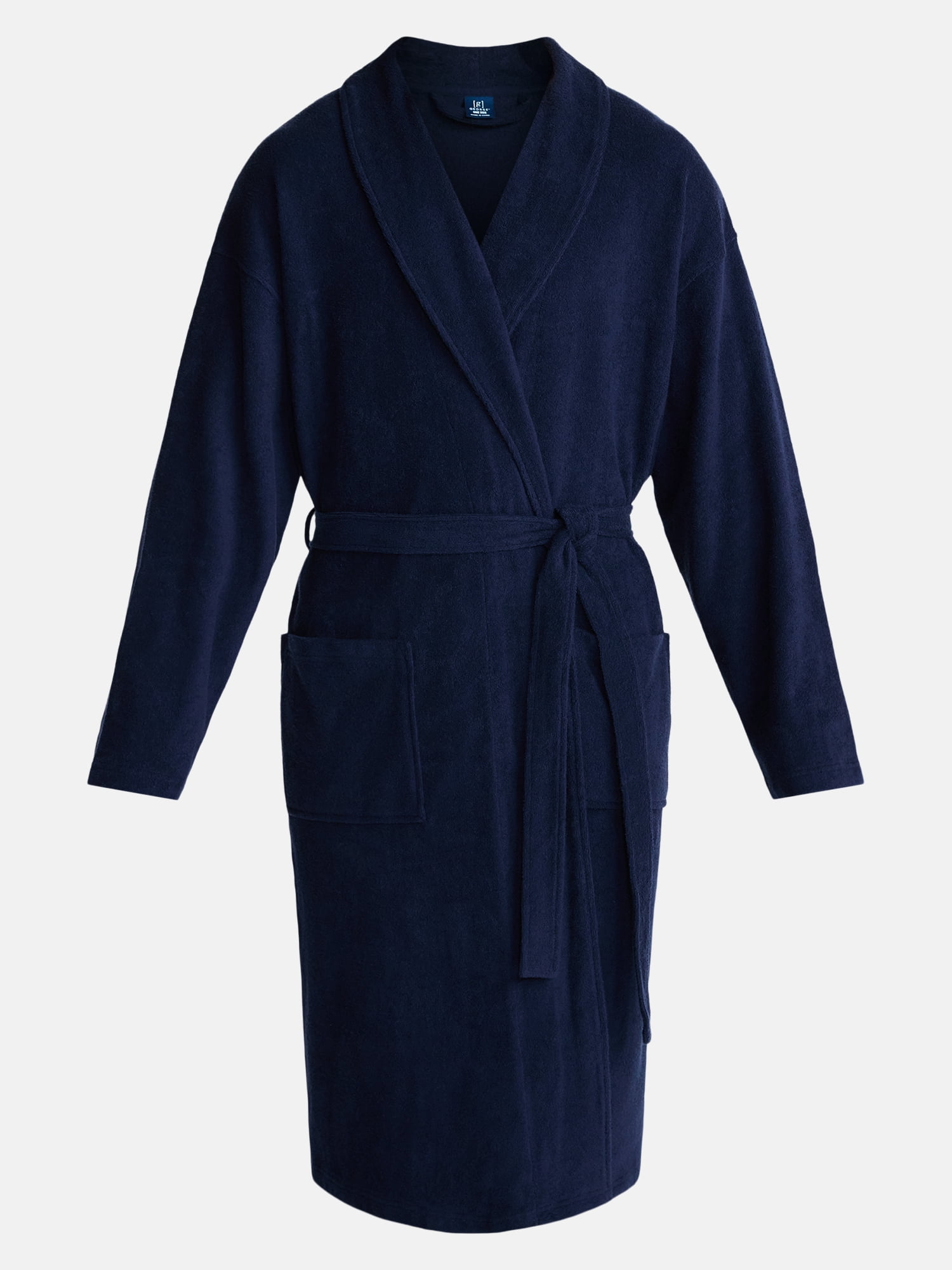 George Men's Terry Cotton Robe, One Size