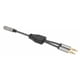 thumbnail image 1 of Adaptador Auxiliar Manhattan 3.5 mm 2 a 1 con 2 Plugs Macho a 1 Hembra, 1 of 6
