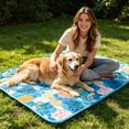 thumbnail image 1 of Tong Pad For And Cats Reversible Gel Ice Mat Summer Heat Comfort Bed, 1 of 4
