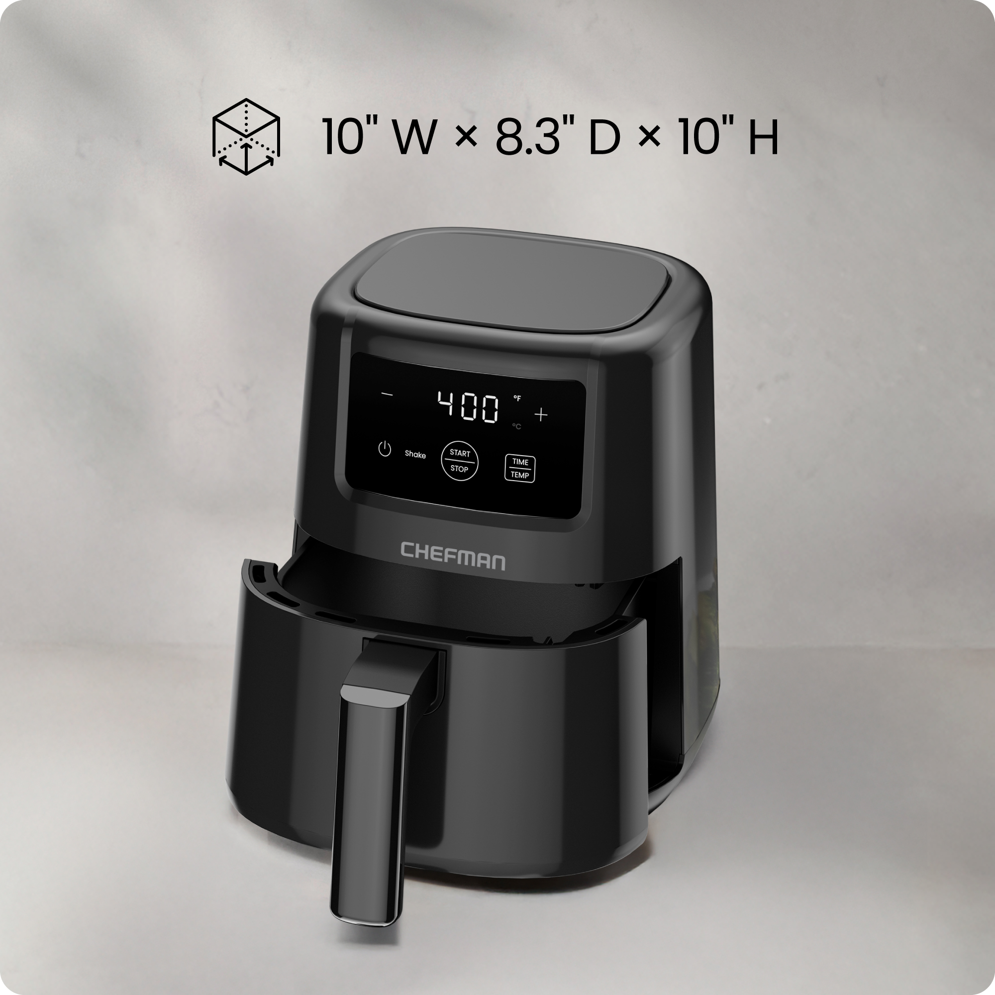 Chefman 2 Qt Compact Air Fryer with Digital Display, Black photo 8