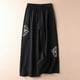 thumbnail image 1 of WILLBEST Pantalones Casuales Para Mujer, Culottes de Mujer, Pantalones de Pierna Ancha de Mezcla de Lino, Pantalones Palazzo Casuales Con Cintura Elástica y Bolsillos, Capri Para Un Uso Diario Cómodo., 1 of 8