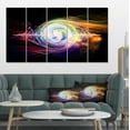 thumbnail image 1 of Design Art - Vagues Lumineuses en Particules sur Noir, 1 of 3