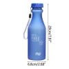 thumbnail image 1 of PEONAVET Water Bottle 550ml Bottle Plastic Cup Transparent Matte Portable Not Easy To Break Water Cup Outdoor Sports Travel Water Bottle Portable Leak-proof, 1 of 3