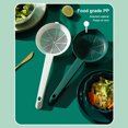 thumbnail image 4 of Spoon Anti-scald Kitchen Dumplings Filter Sieve Household Dumplings Reusable Strainer Tool Noodles Colander Plastic Cookware White, 4 of 8