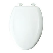Bemis 200SLOWT Lift-Off Plastic Round Slow-Close Toilet Seat, Available in Various Colors