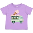 thumbnail image 3 of Inktastic Green Ice Cream Truck Girls Toddler T-Shirt, 3 of 5