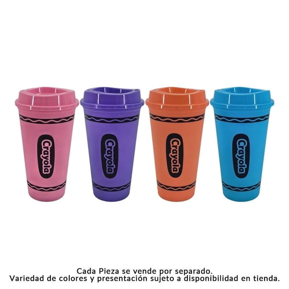 Vaso para Café Prichos Crayola Varios Modelos 1 Pieza