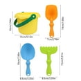 thumbnail image 3 of Staron 4Pcs Kids Beach Toys with Shovels and Bucket, Portable Sand Play Set for Toddlers, Outdoor Beach Toys for Summer Fun and Family Activities, 3 of 6