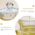 thumbnail image 3 of FESTFENDS Honey Holder Container Transparent Honey Jar Liquid Dispensing Household Users 1Pack, 3 of 8