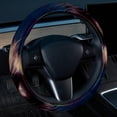 thumbnail image 2 of Cat Retro 14.5 Inch Printing PVC Leather Car Wheel Cover Steering Wheel Cover Car Wheel Covers Auto Accessories, 2 of 6