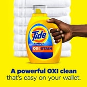 Tide Simply Oxi Boost + Ultra Stain Release, Refreshing Breeze, 22 Loads, 31 fl oz